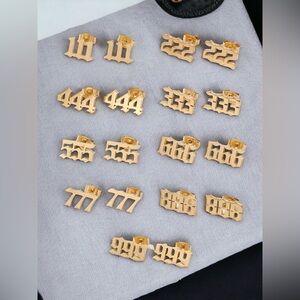 ANGEL NUMBER EARRINGS 111 - 999
